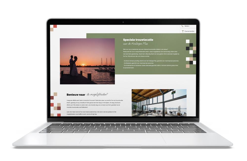 de tuin restaurant website the dare company