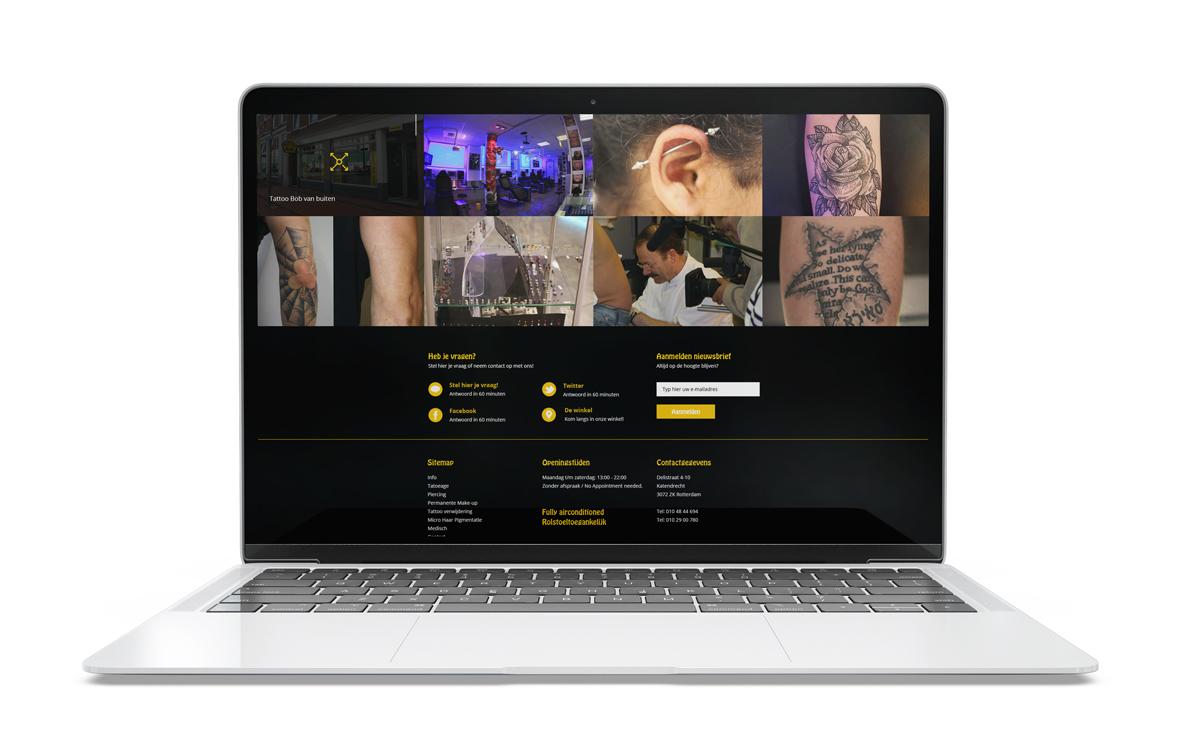 Portfolio | Tattoo Bob laptop 4