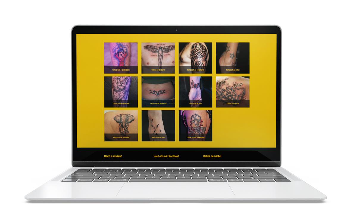 Portfolio | Tattoo Bob laptop 5