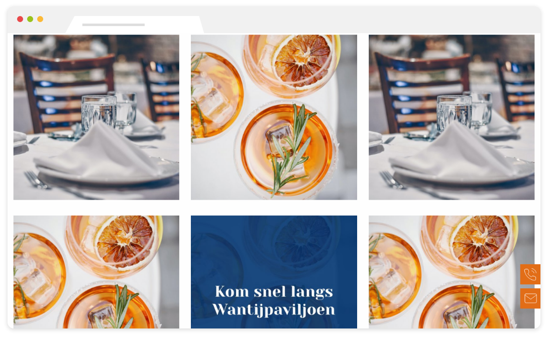 Portfolio | Wantijpaviljoen website pagina 3